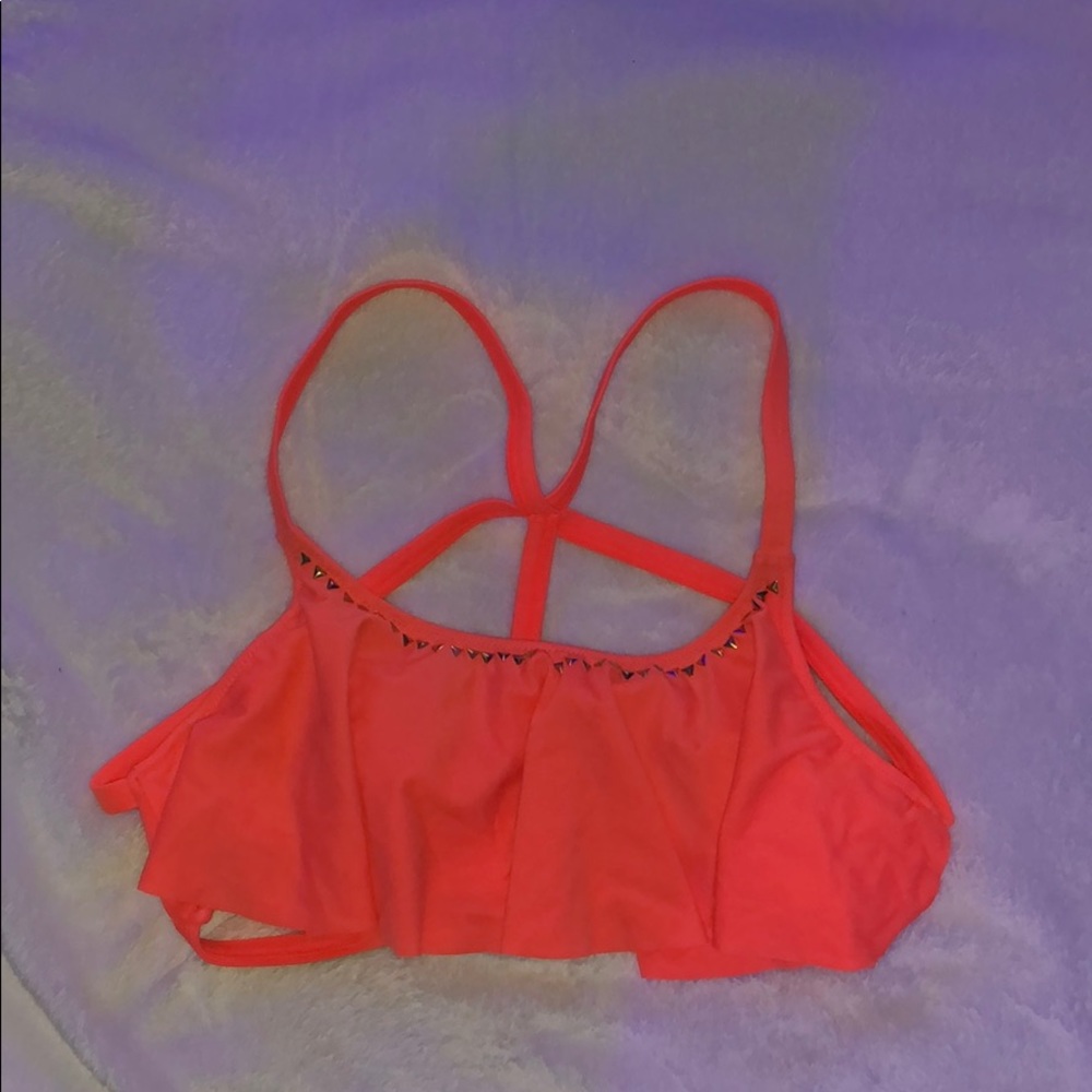 Orange bikini top